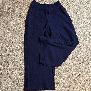 Aerie Women's Navy Wide Leg Pants